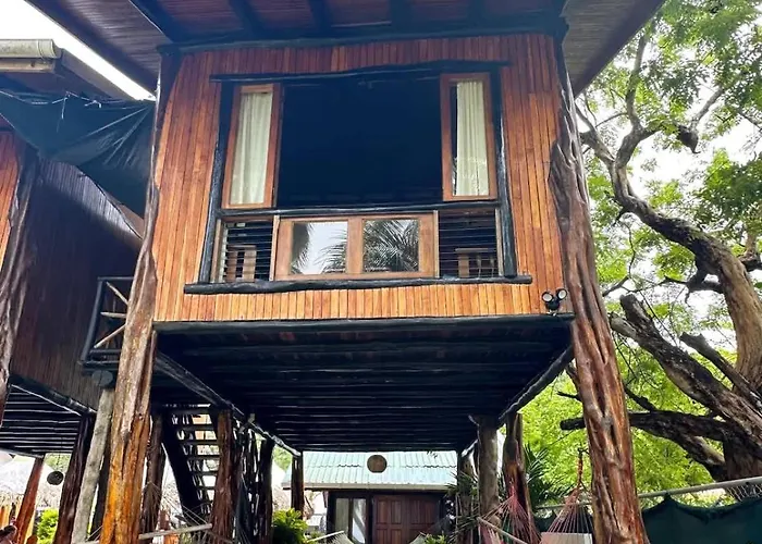 Tree House Ocean Front Unit #2 Sámara
